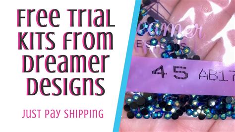 Worldwide shipping. . Dreamer designs free kits